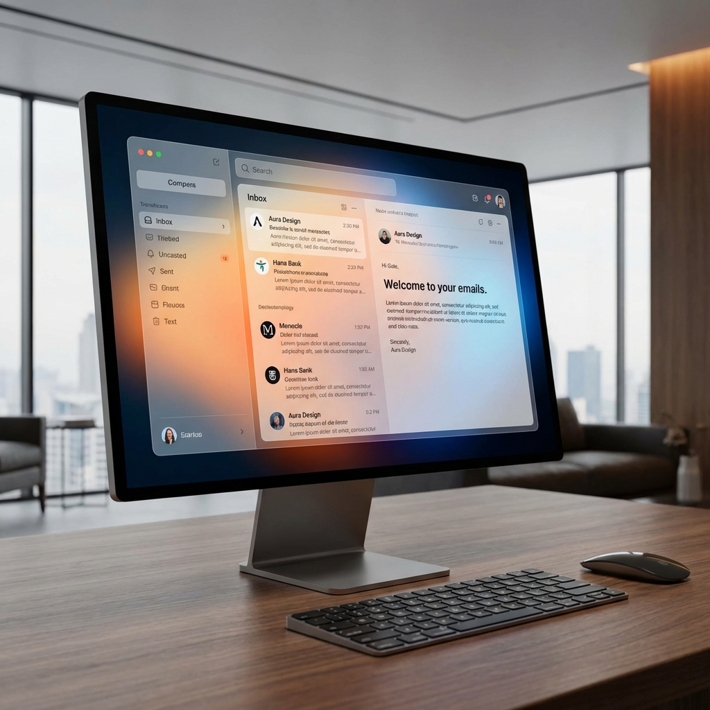 Professional Email Interface